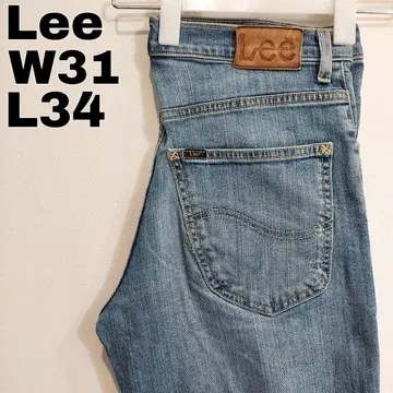 Lee 리 W31 블루 데님 하의 팬츠 히게 구제 의류 파랑 13356