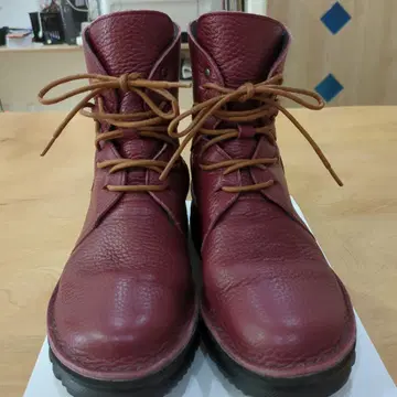 버건디 가죽 하이컷 부츠, 요스케 재팬, YOSUKE