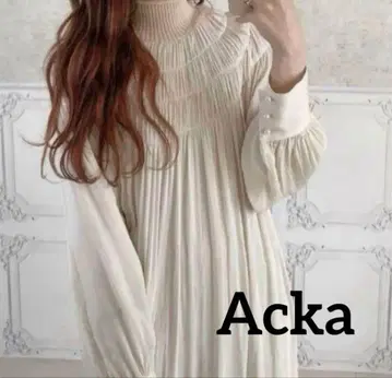 새상품급 미사용 acka 원피스