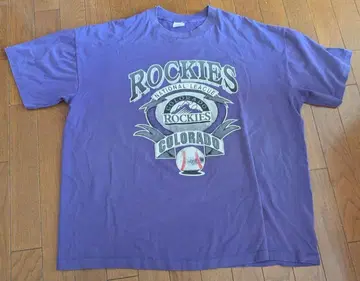 콜로라도 로키스 T셔츠 90s 싱글 스티치 MLB USA제