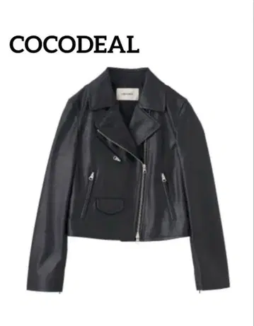 [ 새상품급 ] COCO DEAL 코코딜 슬릿 슬리브 라이더 자켓