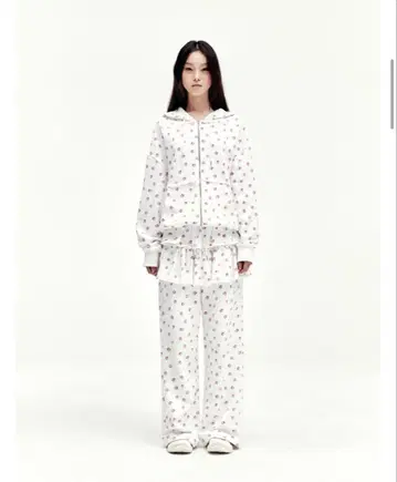 youhee FLOWER PATTERN LAYERD SKIRT PANTS