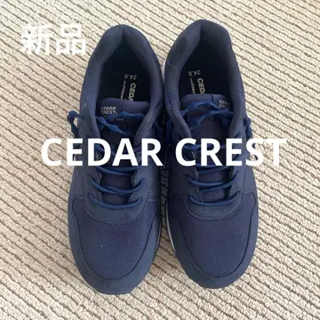 새상품 CEDAR CREST 스니커즈 24.0 네이비