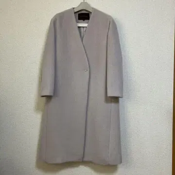 노카라 샤기 코트