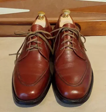 레어! ALDEN [ 구 로고 ] 브라운 가죽 드레스 슈즈