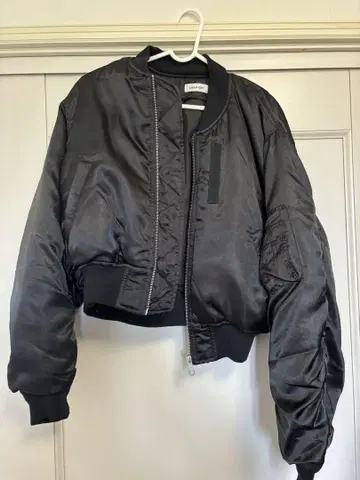 LAGUA GEM 블랙 MA-1 자켓
