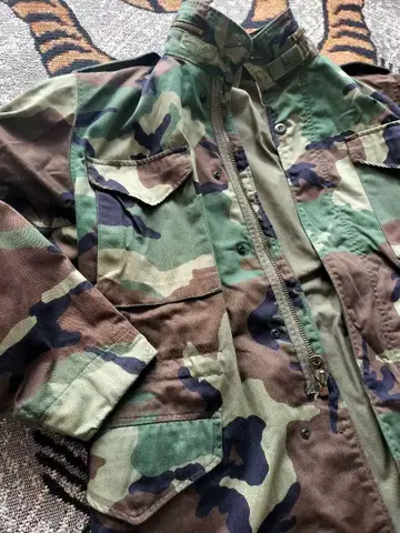 USA제 알파 M-65 필드 자켓 구택 밀리터리 카모플라주