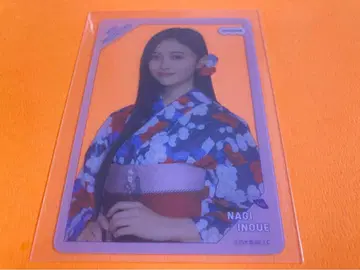이노우에 나기 노기자카46 구매 혜택 C상 개별 클리어 카드 8월 ver