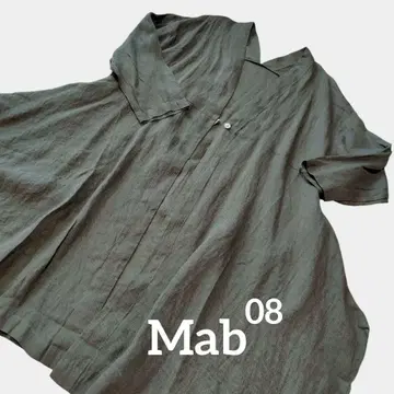 [ 새상품 ] 08Mab 린넨 샴브레이 가운 가디건 달그린