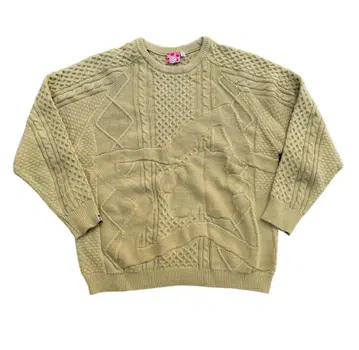 STAR TEAM STAR CHAIN KNIT SWEATER