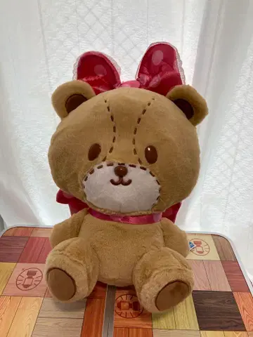 헬로키티 곰 테디 타이니참 초 BIG 봉제 인형