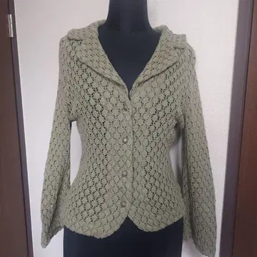 Sybilla 올리브 그린 레이스 가디건