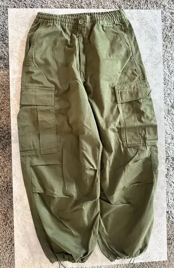 카고 팬츠 올리브 그린 4 포켓