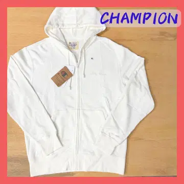 새상품 Champion 챔피온 후드티 화이트 XL