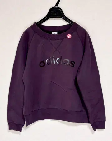 m802 adidas 속기모 퍼플 맨투맨 L