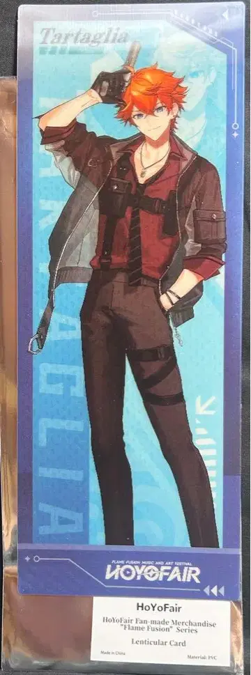 HoYoFair 원신 타르탈리아 렌치큘러 카드 호요페어