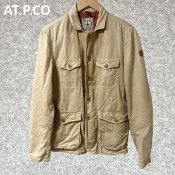 AT.P.CO(아티피코) 베이지 버튼 자켓