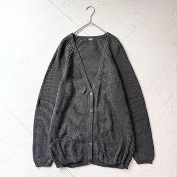 마가렛호웰 가디건 코튼 캐시미어 F 다크 그레이