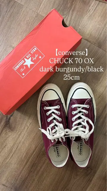 [ CONVERSE ] CHUCK 70 OX 25cm 새상품급