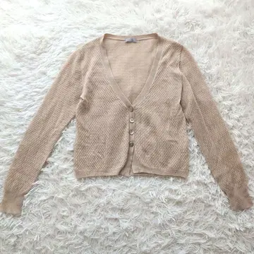 레어 마가렛호웰 캐시미어 100% 가디건 베이지 보송보송