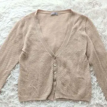 레어 마가렛호웰 캐시미어 100% 가디건 베이지 보송보송