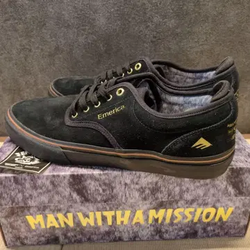 Emerica MAN WITH A MISSION 블랙 스니커즈