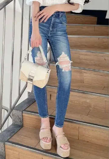 GYDA 하이웨스트 스키니 데님