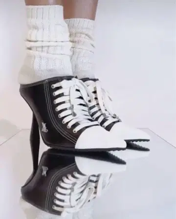 yellow 하이힐 스니커즈