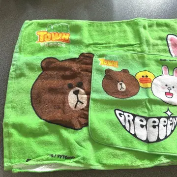 [즉시 구매] GReeeeN gre4nboyz 라인타운 페이스타월
