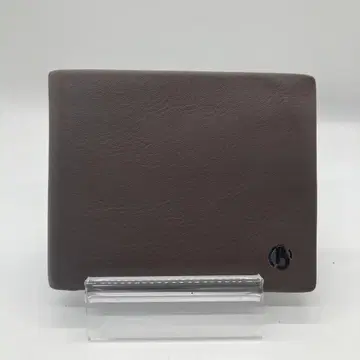 RONIA 브라운 계열 가죽 접이식 지갑 로고