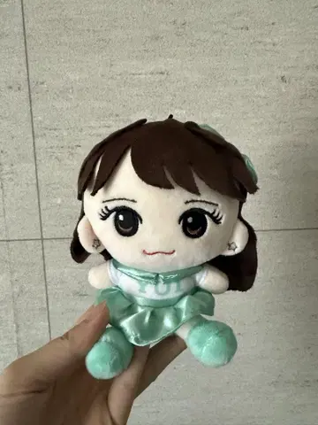 민트 그린 봉제 인형 FRUITSZIPPER 사쿠라이 유이