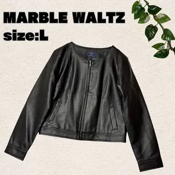 MARBLE WALTZ 노카라 자켓 L 사이즈 블랙