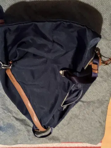 라 바가제리 LA BAGAGERIE 입술 접힘 태슬 포함 럭색 파랑