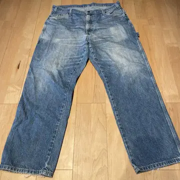 Dickies 디키즈 워크 팬츠 와이드 데님 카고 팬츠