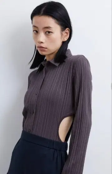 CASA FLINE 긴팔 티셔츠 퍼플