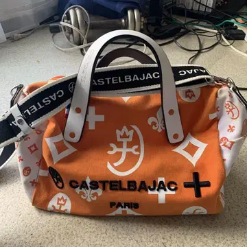 CASTELBAJAC 오렌지 토트백 숄더백