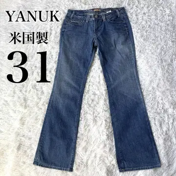 YANUK 6-pocket classic 인디고 부츠컷 데님