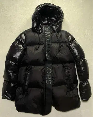 [ 컨디션 최상 ] 마이클코어스 롱 다운 자켓 블랙 S 발수 지퍼