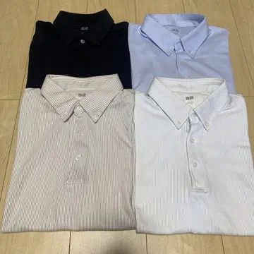UNIQLO 에어리즘 피케 셔츠