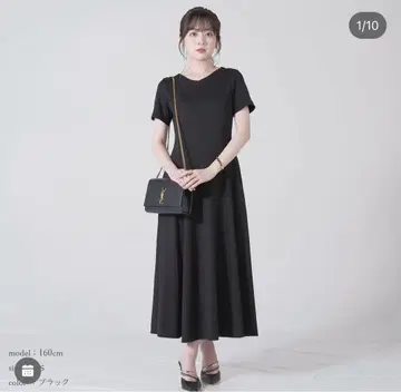 시로노 사쿠라 원피스 블랙