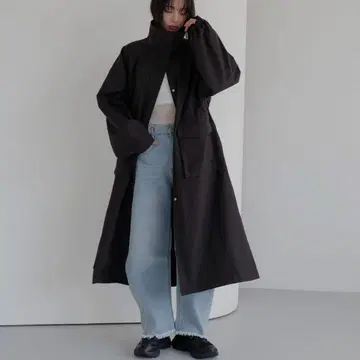 LIAN 스탠드 모즈 코트