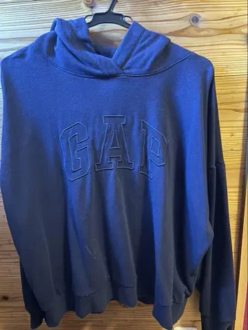 GAP 네이비 후드 부착 후드티