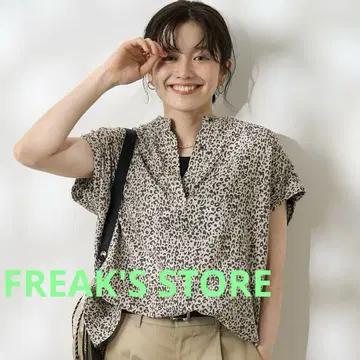 FREAK'S STORE 린넨 블렌드 스키퍼 블라우스