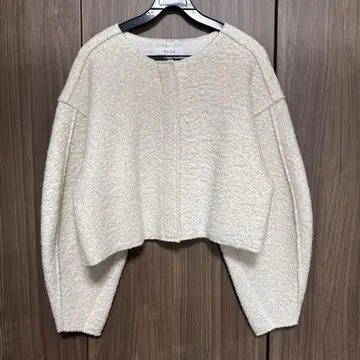 eLLa 아이보리 긴팔 가디건 택 포함 새상품