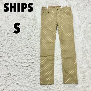 SHIPS 쉽스 (S) 도트 무늬 스키니 팬츠
