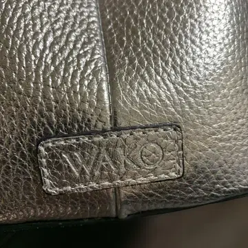 WAKO 실버 토트백