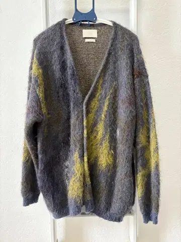 YOKE STILL JACQUARD CARDIGAN