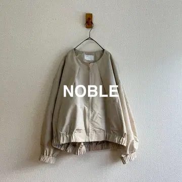 NOBLE 샴브레이 타프타 커브 볼륨 블루종 K73