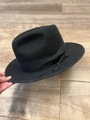 카시라 CA4LA 와이드 브림 햇 울 햇