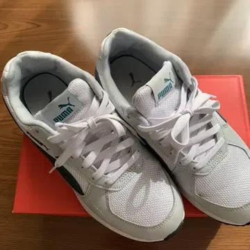 PUMA 스니커즈 화이트/그린
